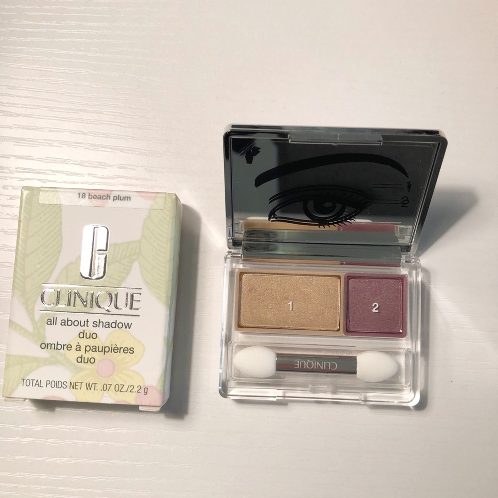 CLINIQUE All About Shadow Duo - Beach Plum